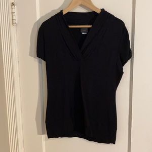 j.t.b. XL stretchy black blouse